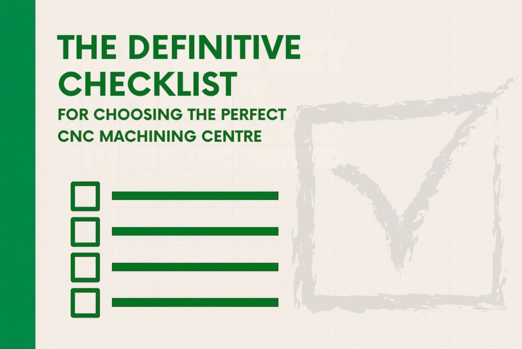 The definitive Checklist for choosing the perfect CNC machining centre