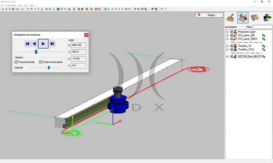 Centri di lavoro SAOMAD adottano il software PowerWIN di DDX - 5